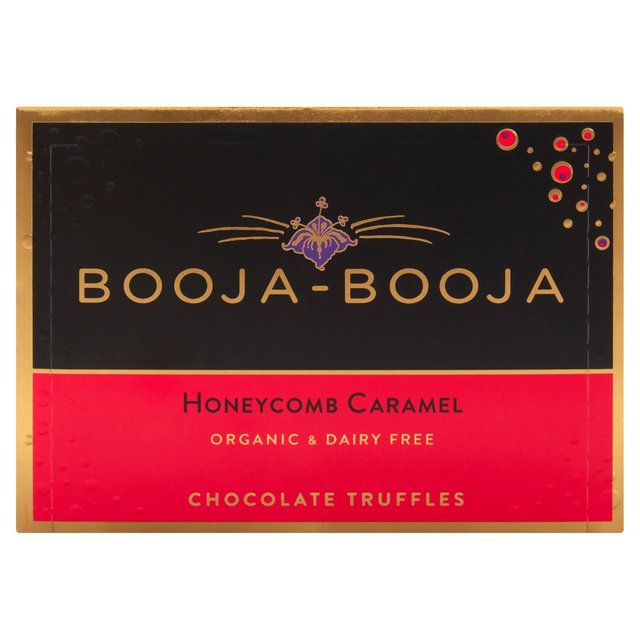 Booja Booja Organic & Dairy Free Chocolate Truffles Honeycomb Caramel