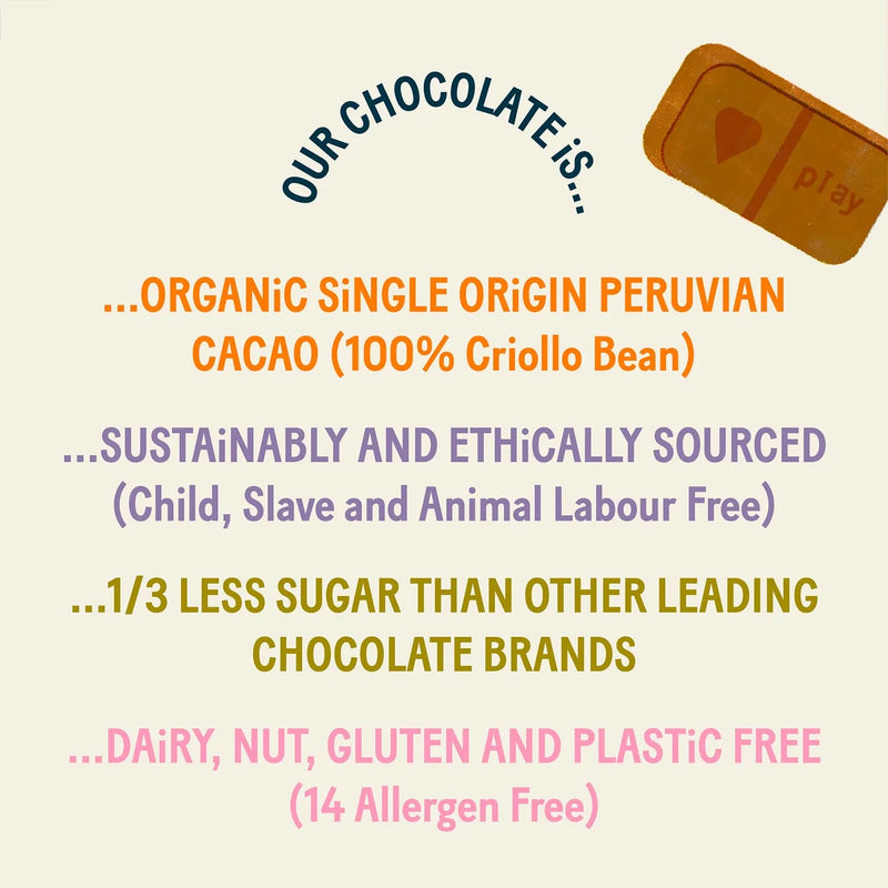 PLAYin Choc ToyChoc Box - VEGAN / ORGANIC / ALLERGY FREE & SUSTAINABLE