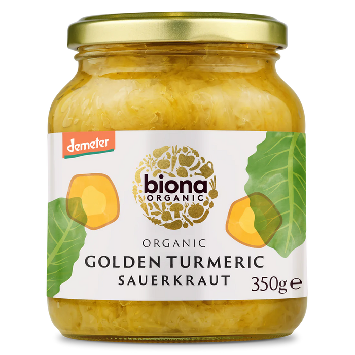 Golden Turmeric Sauerkraut 350g