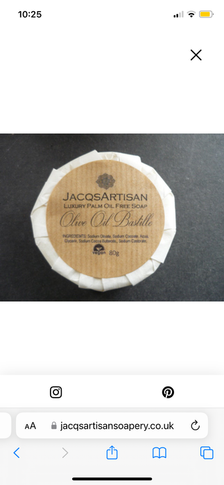JacqsArtisan Round Soaps - 80g