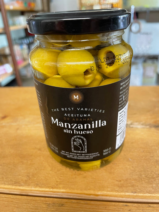 Whole Green Pitted Olives Manzanilla