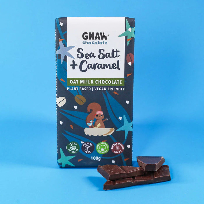 Sea Salt & Caramel Oat Mi!lk Chocolate Bar