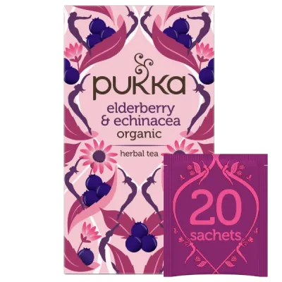 Pukka Organic Tea Elderberry & Enchinacea