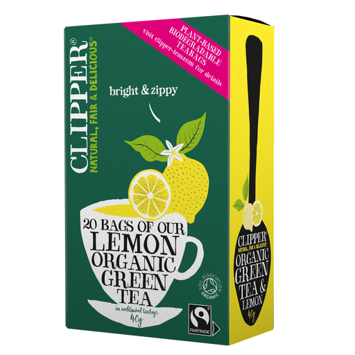 Clipper Organic Lemon Green Tea 20 Bags