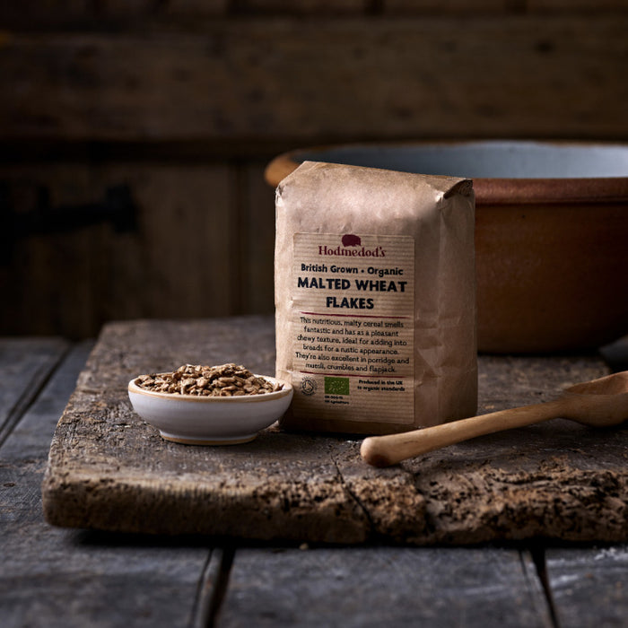Hodmedod's Organic Malted Wheat Flakes