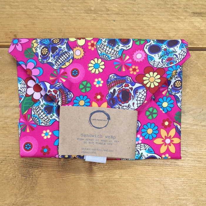Reusable sandwich wrap