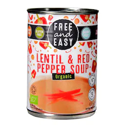 Free and Easy Lentil and Red Pepper Soup