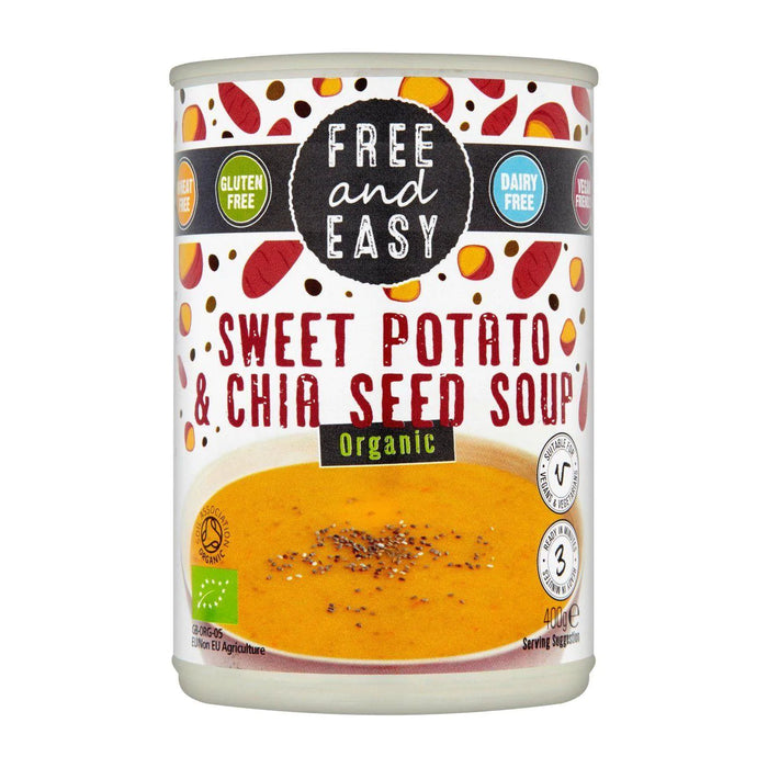 Free and Easy Sweet Potato and Chia Seed Soup