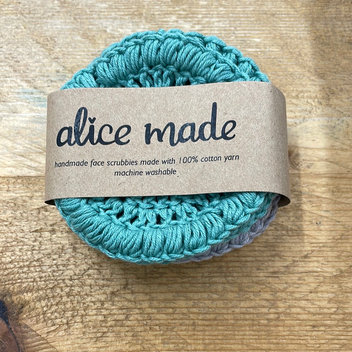 AliceMade - Handmade crocheted  face scrubbies