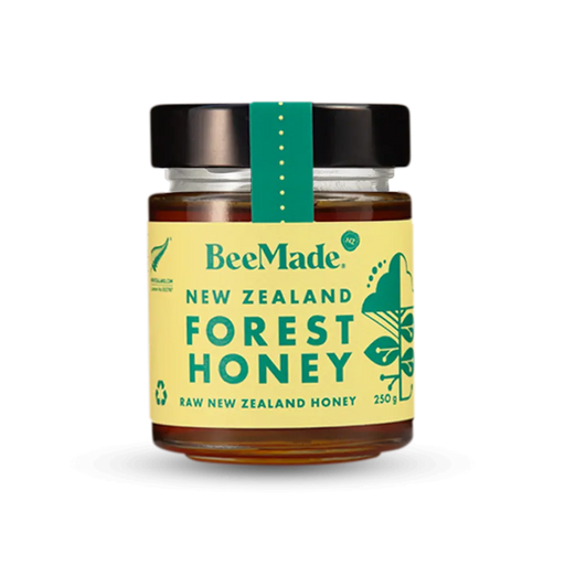 BeeMade New Zealand Forest Honey in Glass Jar