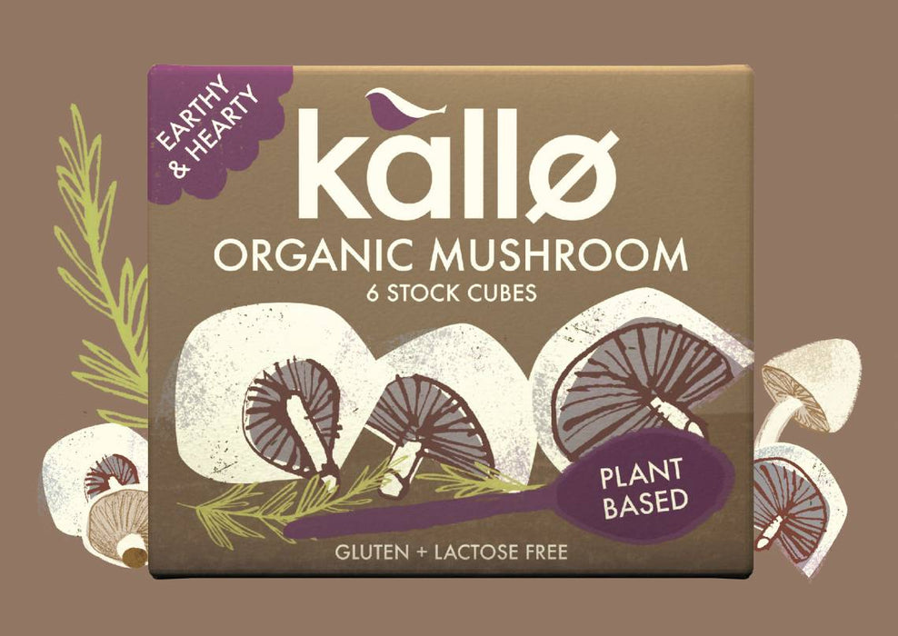 Kallo Organic Mushroom Stock Cubes x 6
