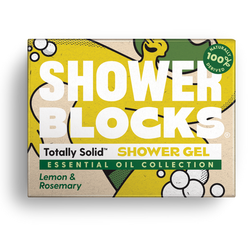 Shower block essential oil lemon & rosemary