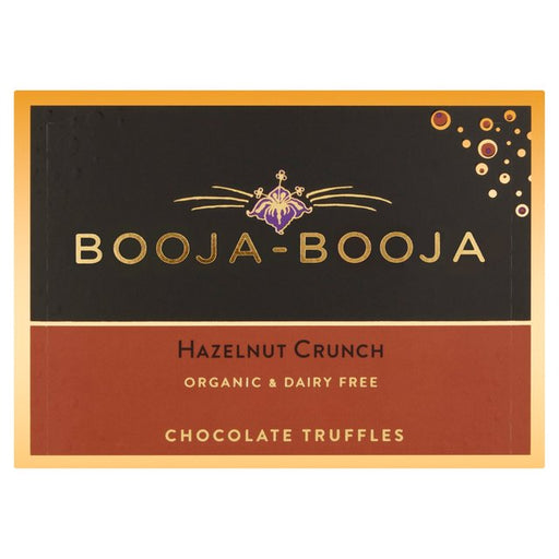 Booja Booja Organic & Dairy Free Chocolate Truffles Hazelnut Crunch