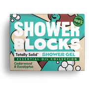 Shower block essential oil cedarwood & eucalyptus