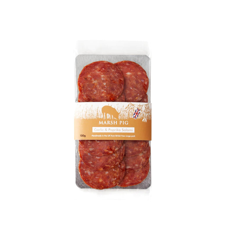 Free-range Sliced Salami from Marsh Pig 70g