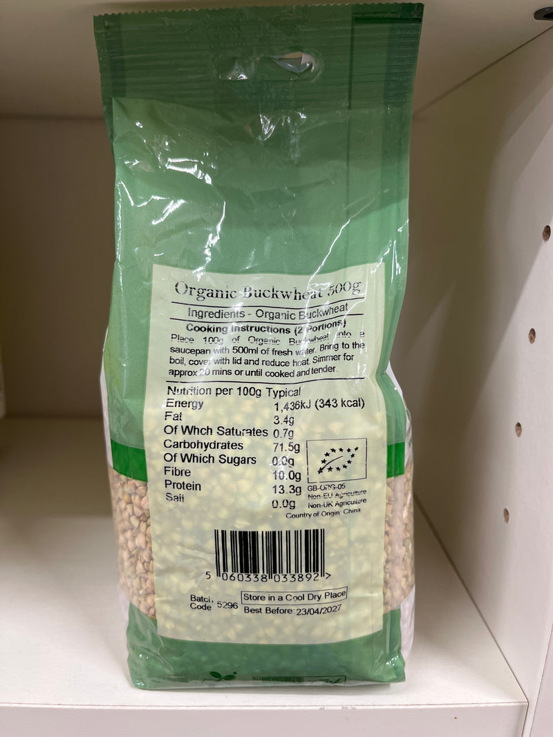 Just Natural Organic Buckwheat 500g
