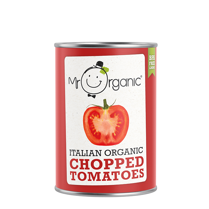 Mr Organic Italian Organic Chopped Tomatoes 400g 