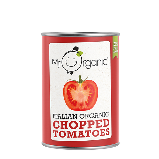 Mr Organic Italian Organic Chopped Tomatoes 400g 