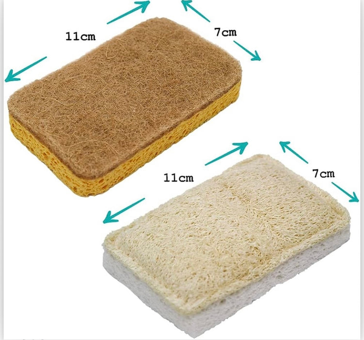 Eco Vibe Natural Compostable Sponge Scourers