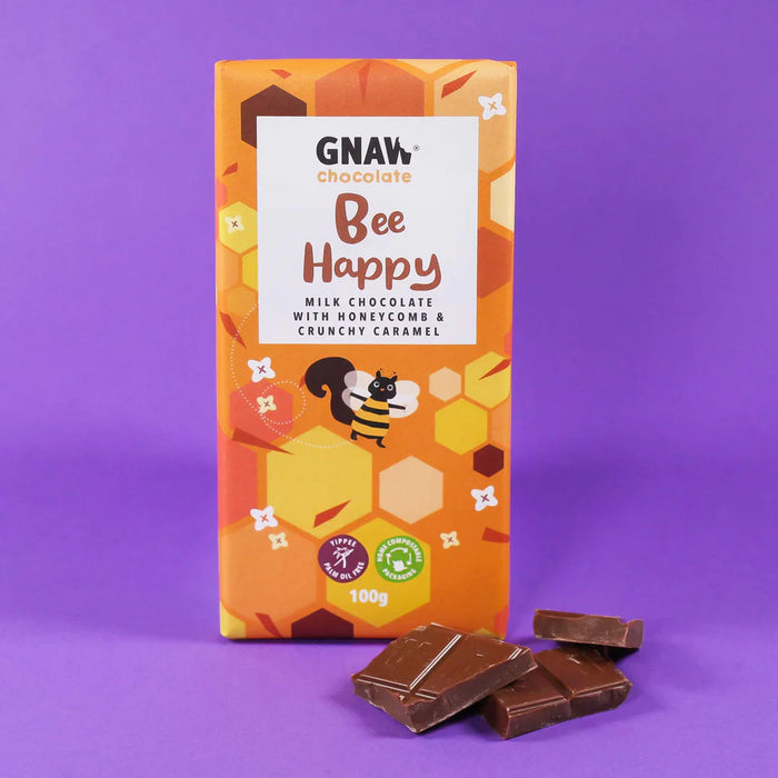 GNAW Handcrafted Chocolate - Compostable Packaging