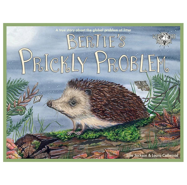 Wild Tribe Hero's book Bertie's prickly problem coloured page childrens book
