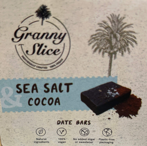 Granny Slice Date Bar Sea Salt and Cocoa