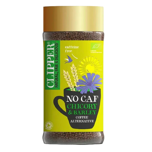 Clippers No Caf Chicory & Barley coffee alternative - 100g in glass jar