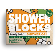 Shower block essential oil sweet orange & bergamot