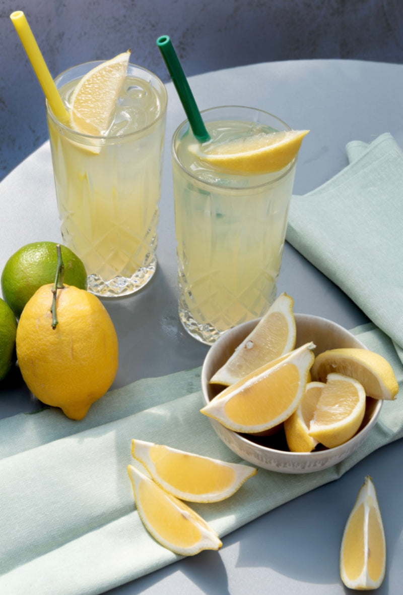 The Silicone Straw Co - Single Yellow Straw and Travel Tin - 100% plastic free