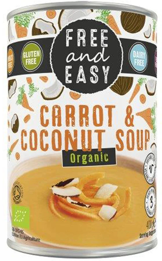 Free and Easy Organic Soups 400g - Allergen Free