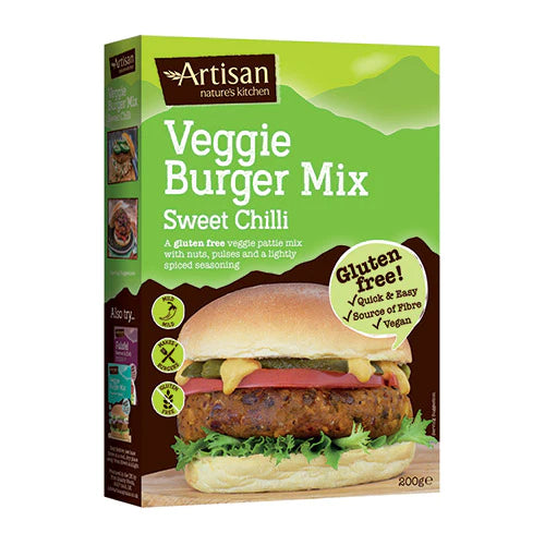 Artisan Grain Veggie Burger Mix Sweet Chilli - 200g