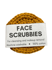 Face scrubbies yellow