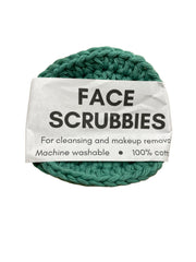Face scrubbies green