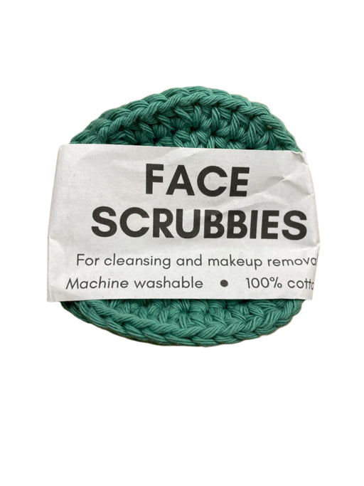 Face scrubbies green