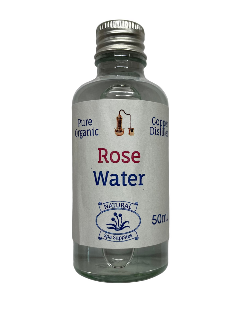 Glass bottle  of rose water 50ml 