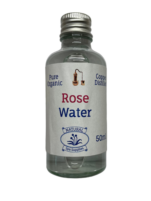Glass bottle  of rose water 50ml 