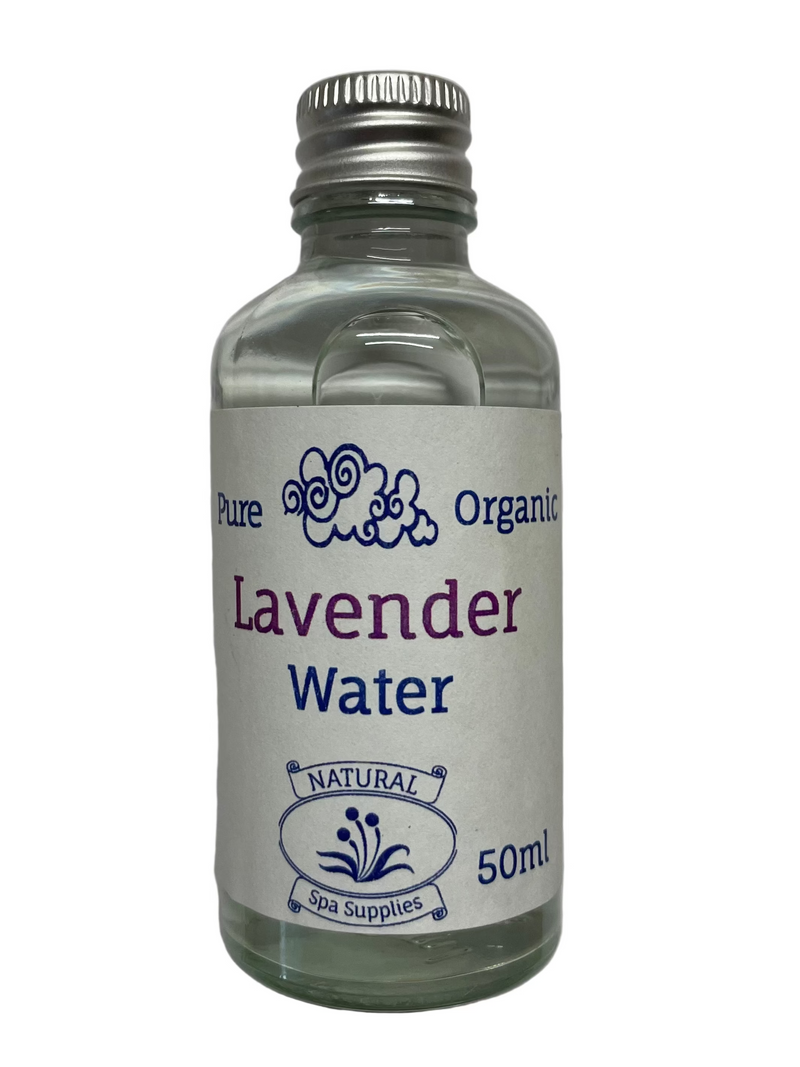 Bottle of lavender water 50ml in a glass bottle