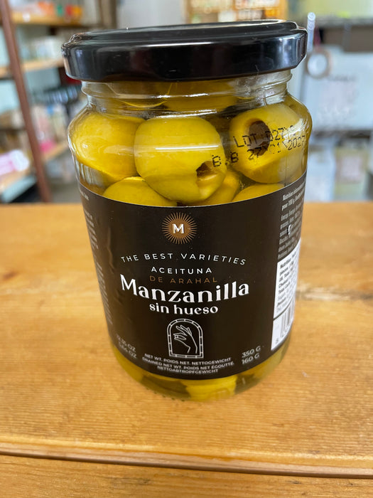 Whole Green Pitted Olives Manzanilla 
