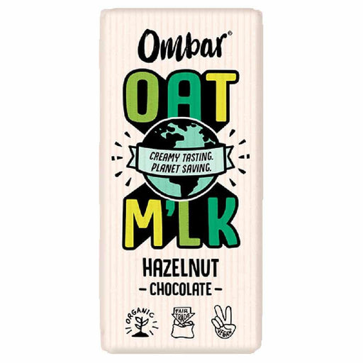 Ombar oat m'lk hazelnut chocolate bar 