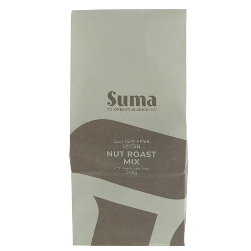 Suma Vegan and Gluten Free Nut Roast Mix 340g in paper packaging 