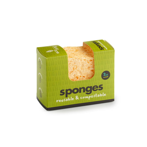 eco living reusable and compostable sponges x2