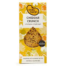 Easy bean cheddar crunch crispbreads