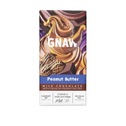 Gnaw Peanut Butter chocolate bar wrapped in paper packaging 