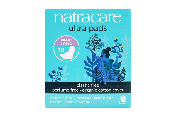 Natracare ultra pads Long pack of 10 