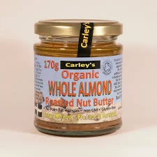 Carley’s Organic Whole Almond Butter 170g