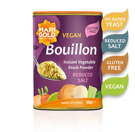 Marigold Health Food Bouillon Vegan reduced salt
