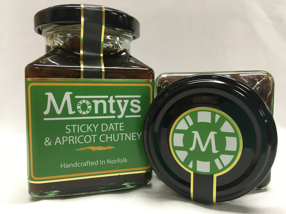 Montys Sticky Date & Apricot Chutney 225g