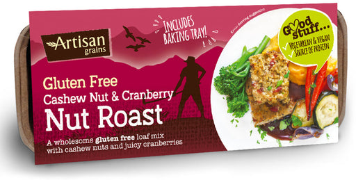 Artisan Grains Gluten Free Cashew Nut & Cranberry Nut Roast