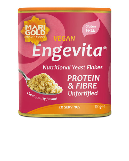 Marigold Health Food Vegan Engevita Nutritional Yeast Flakes Protein & Fibre unfortified