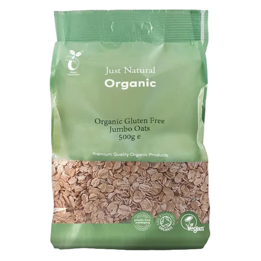 Just Natural Organic gluten free jumbo oats 500g